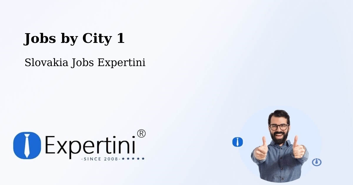 City Jobs in Slovakia - Expertini