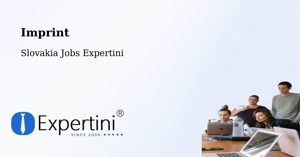 Imprint – Košice Ii - Slovakia Jobs Expertini