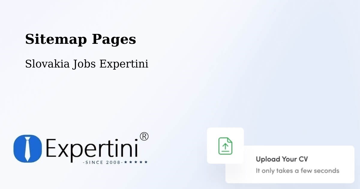 Sitemap Pages - Košice Ii - Slovakia Jobs Expertini